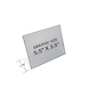 Azar Displays 5.5"W x 3.5"H Angled Sign Holder, PK10 112759